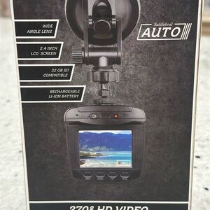 Saddlebred Auto Black On-Dash Camera with LCD Display